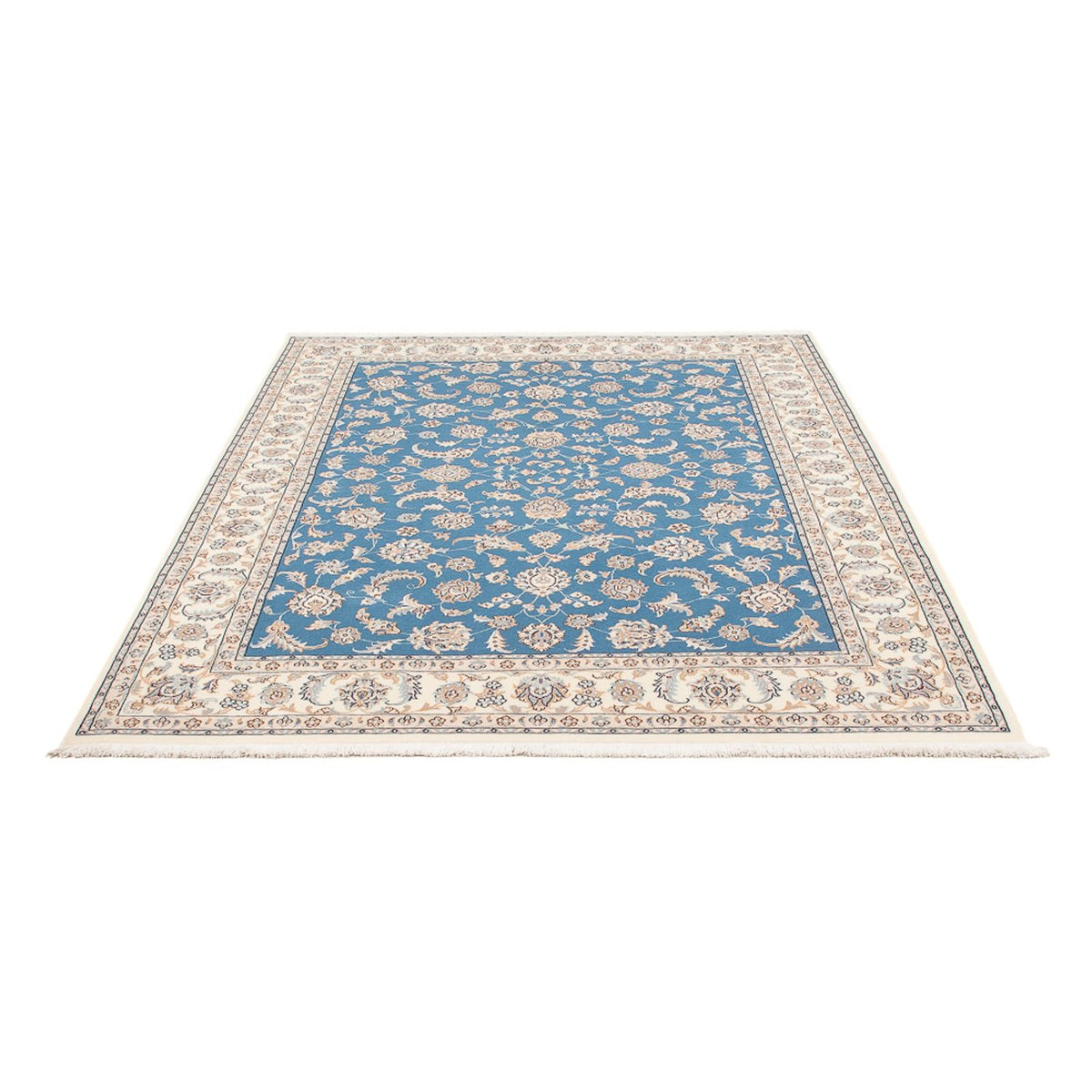 Tapis persan - Nain - Premium - 202 x 150 cm - bleu