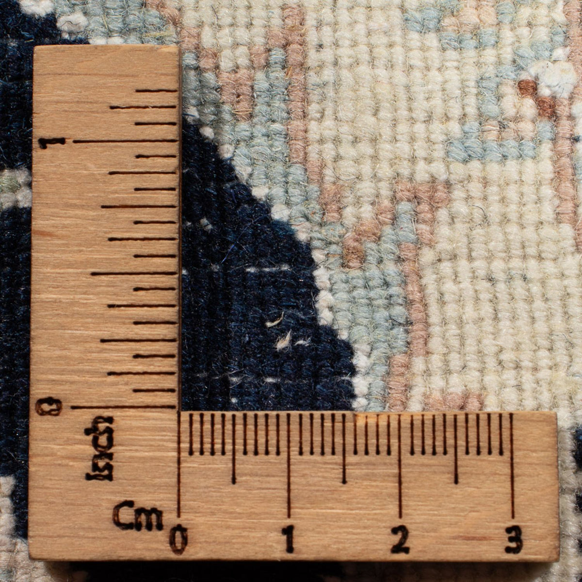 Tapis de couloir Tapis persan - Nain - Premium - 339 x 86 cm - bleu foncé