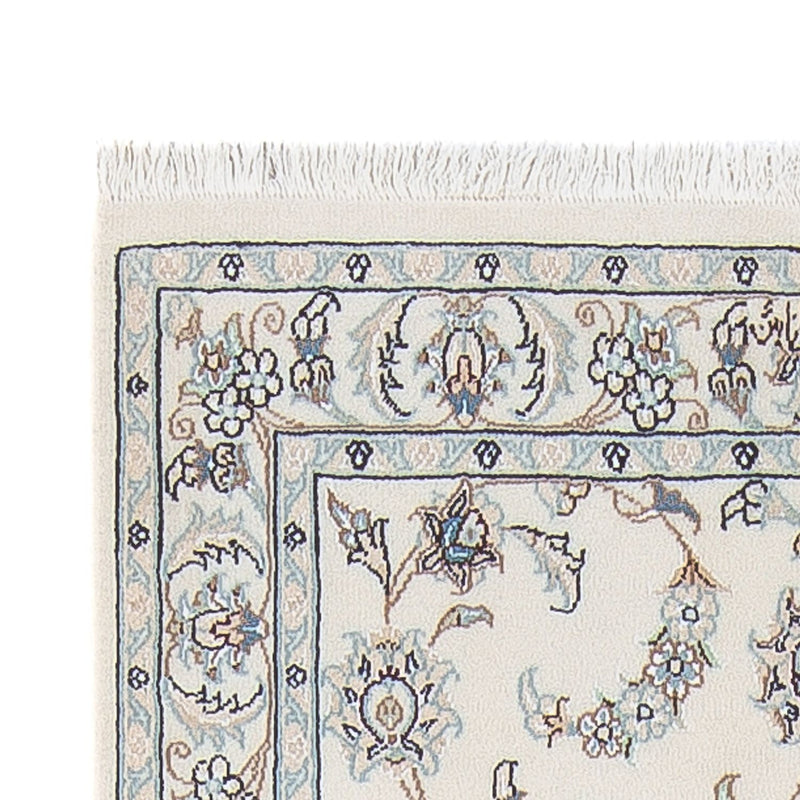 Tapis de couloir Tapis persan - Nain - Premium - 301 x 85 cm - crème