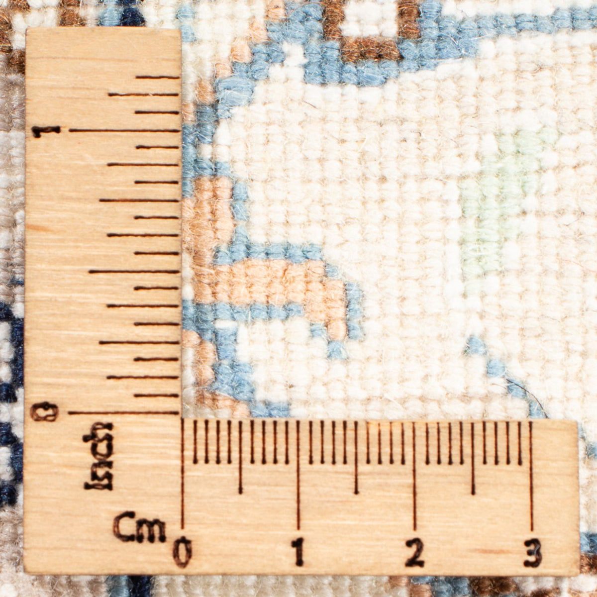 Tapis de couloir Tapis persan - Nain - Premium - 297 x 81 cm - crème