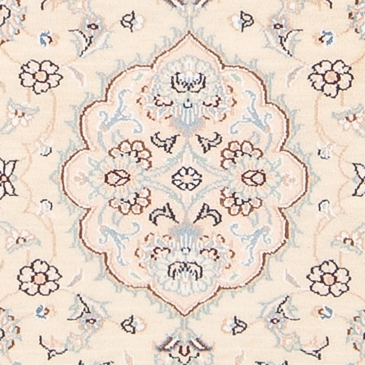 Tapis persan - Nain - 90 x 60 cm - beige
