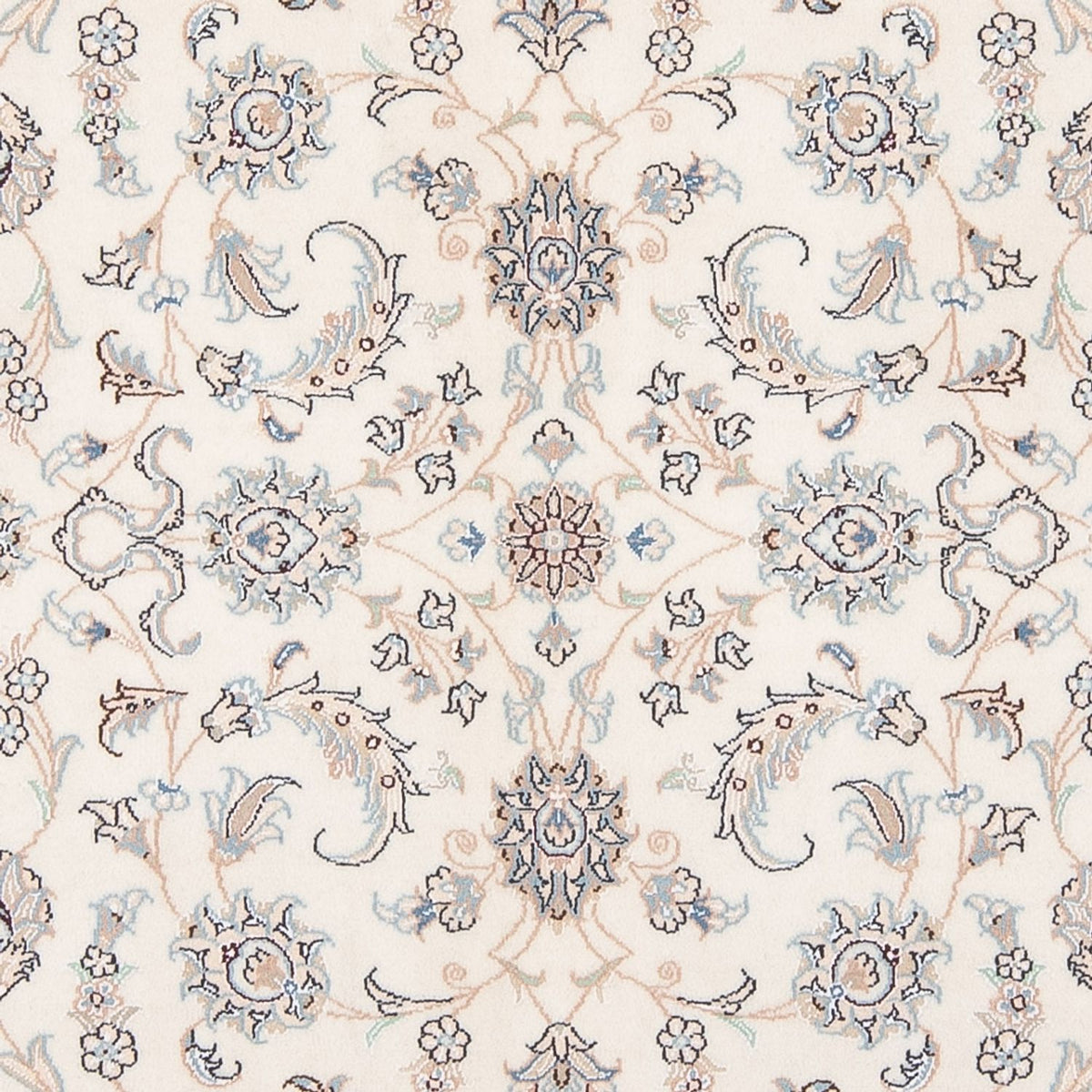 Tapis persan - Nain - Premium - 204 x 148 cm - crème