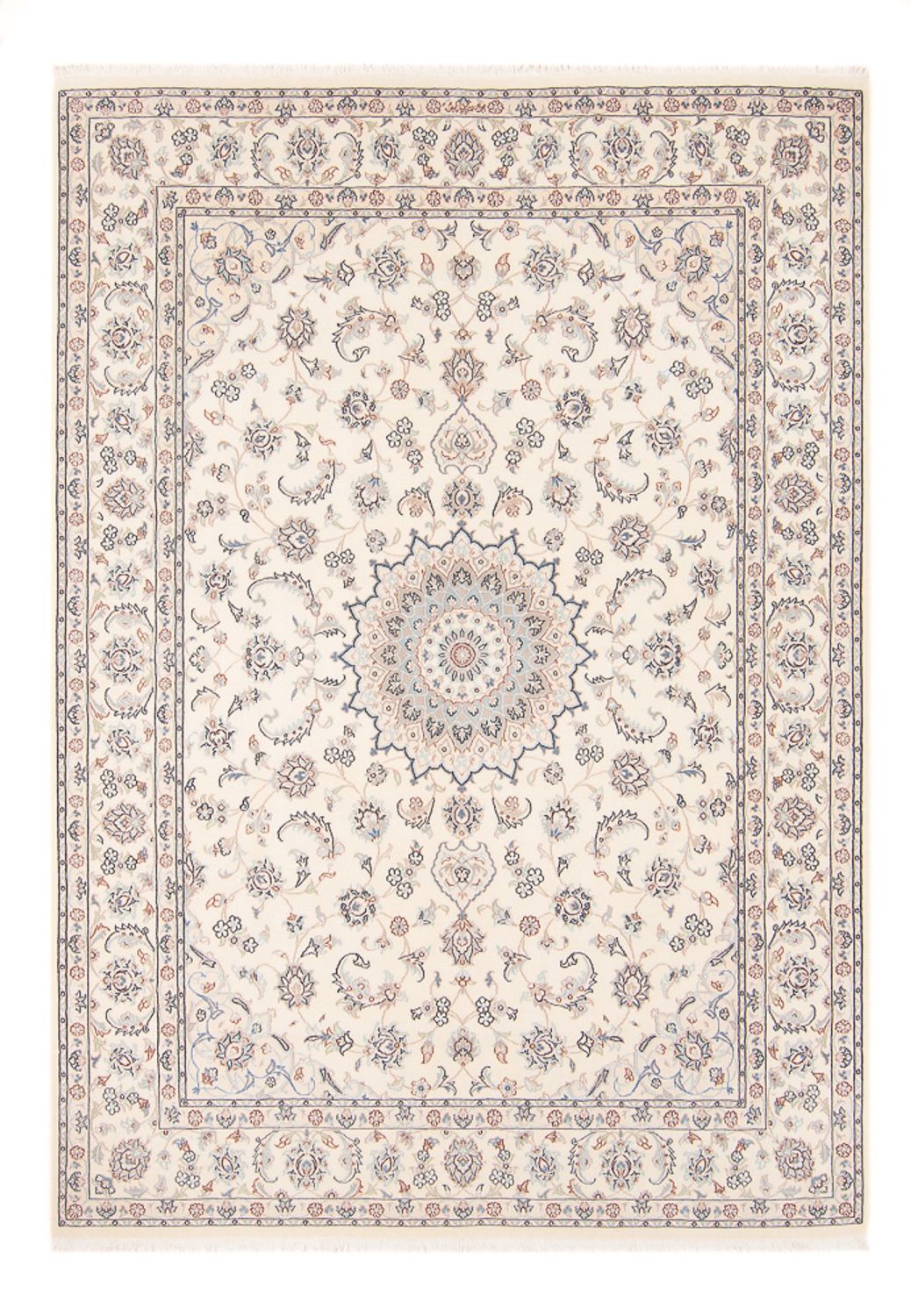 Tapis persan - Nain - 236 x 170 cm - beige
