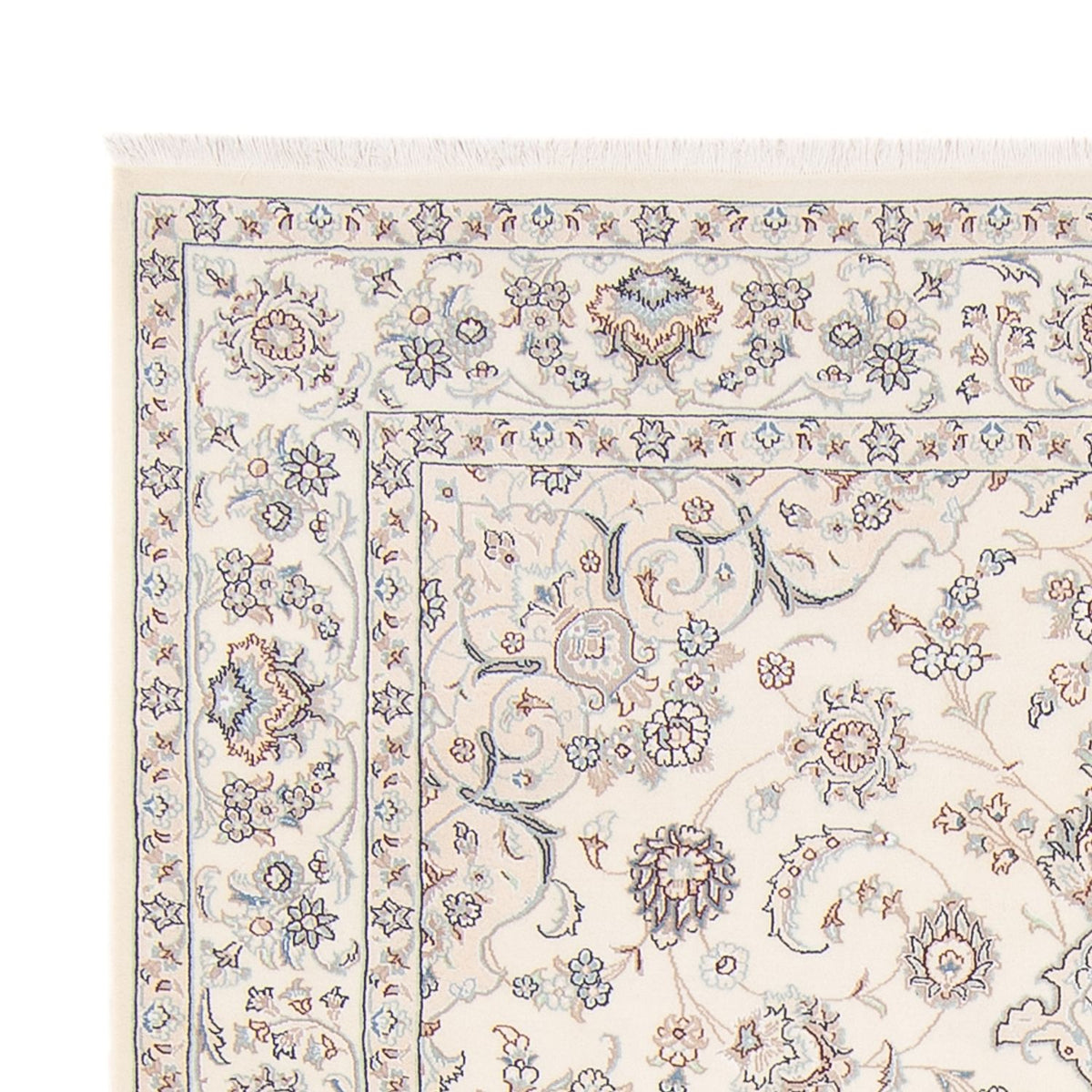 Tapis persan - Nain - 250 x 168 cm - crème