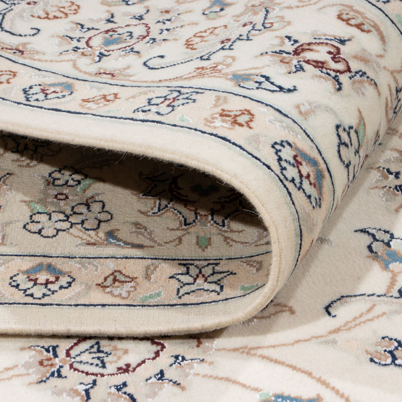 Tapis persan - Nain - 242 x 171 cm - crème