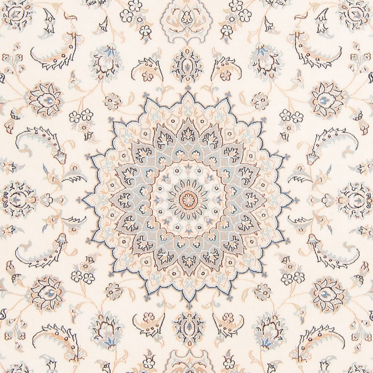 Tapis persan - Nain - 228 x 170 cm - crème