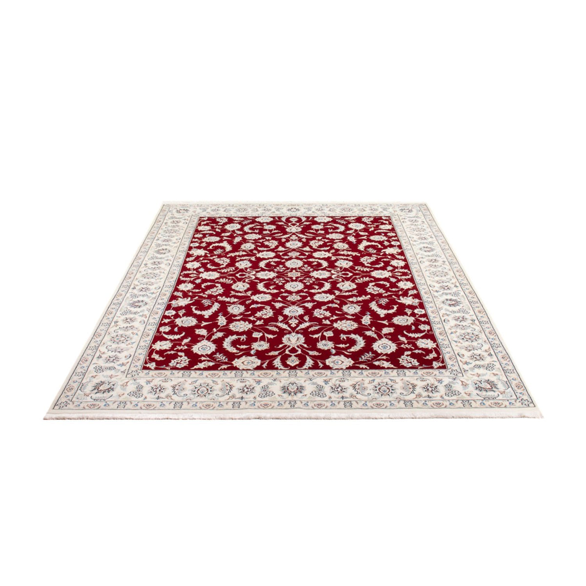Tapis persan - Nain - 240 x 170 cm - rouge