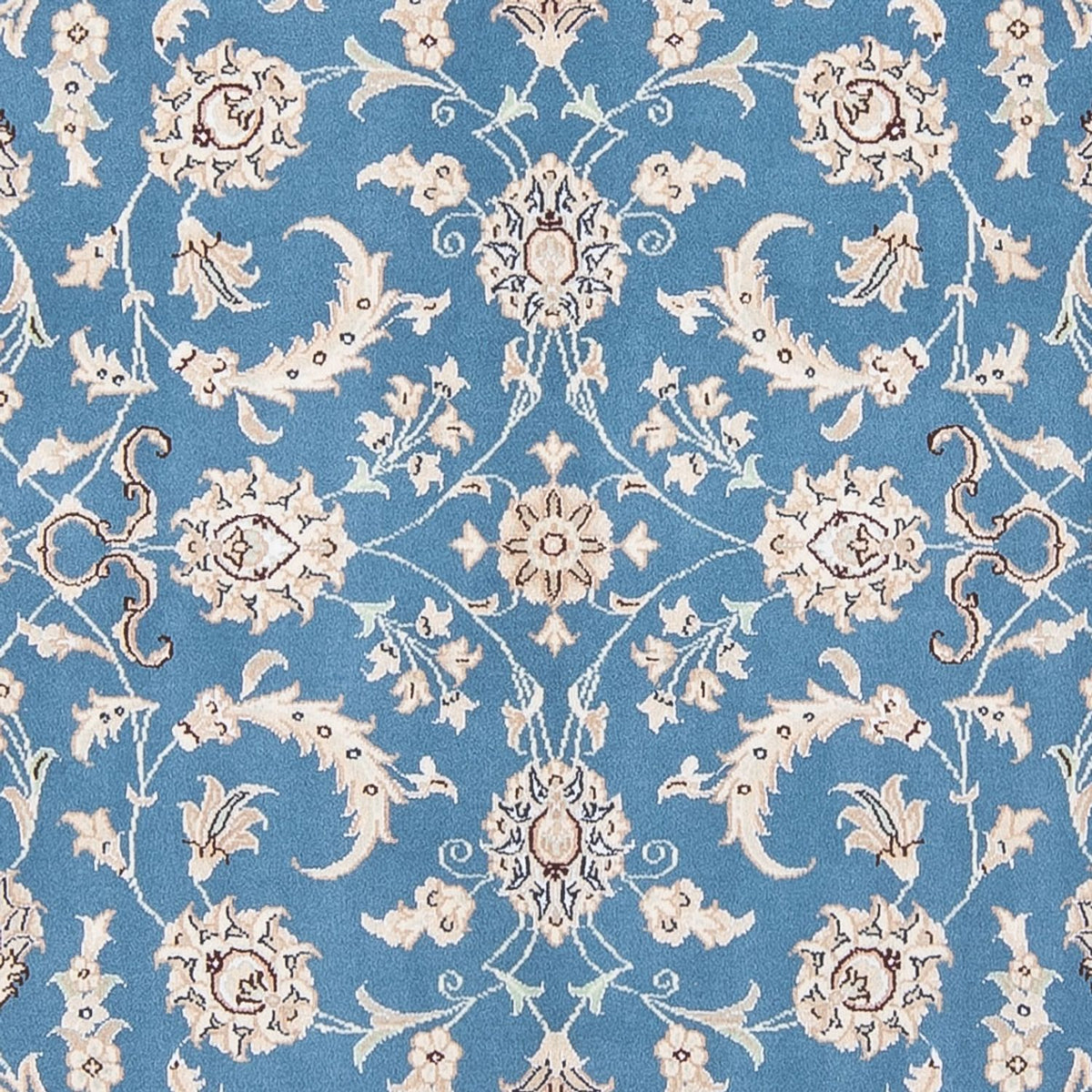 Tapis persan - Nain - Premium - 200 x 148 cm - bleu
