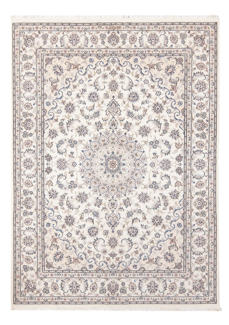 Tapis persan - Nain - Premium - 204 x 150 cm - crème