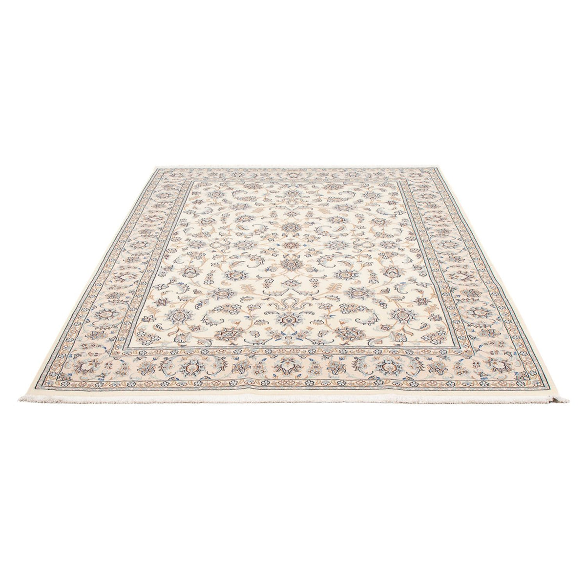 Tapis persan - Nain - Premium - 208 x 150 cm - crème