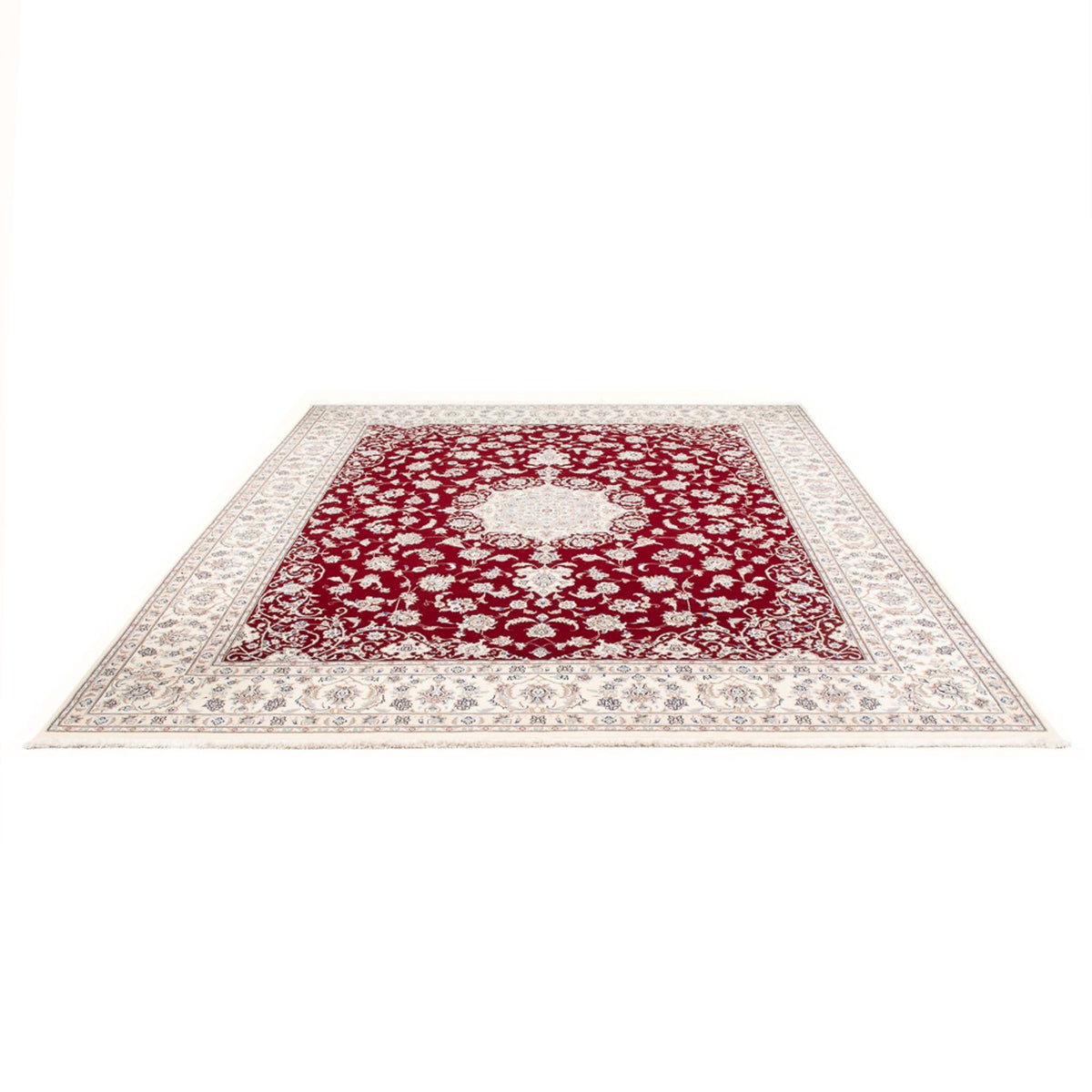 Tapis persan - Nain - Premium - 295 x 250 cm - rouge