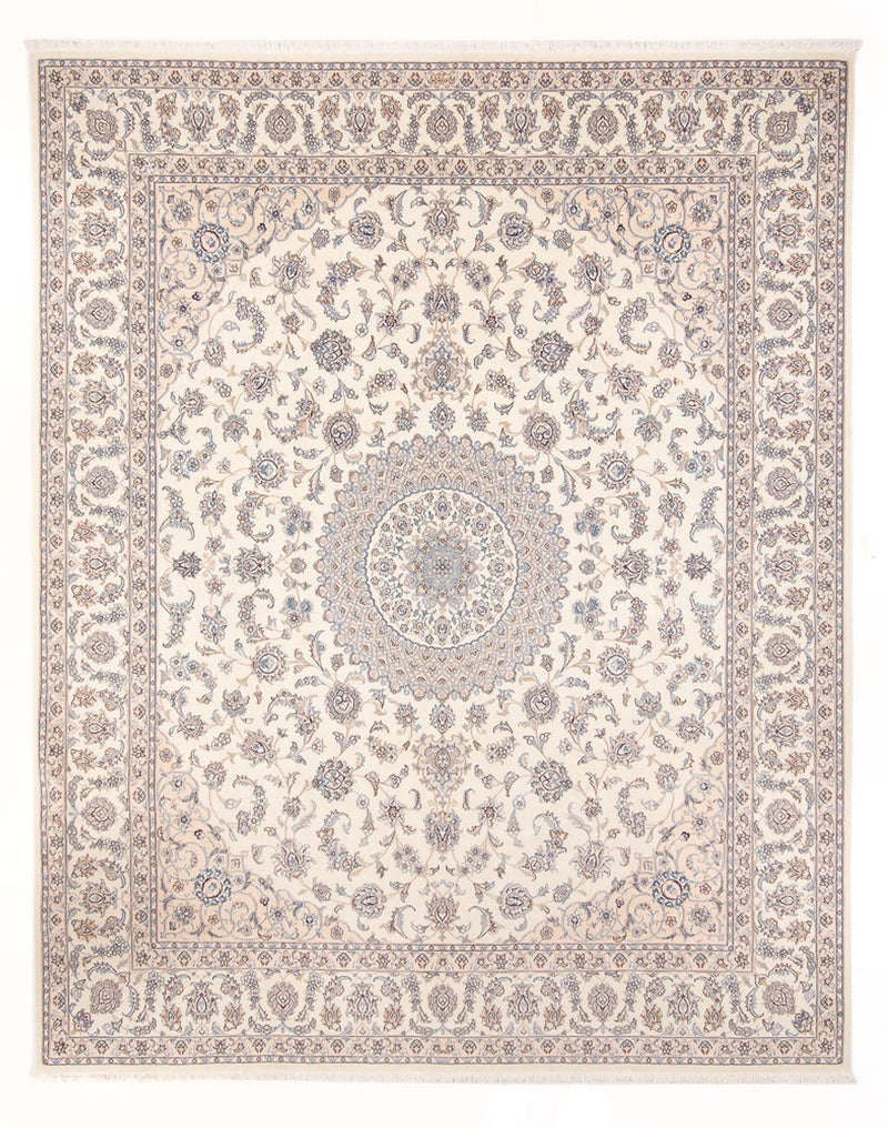 Tapis persan - Nain - Premium - 297 x 250 cm - crème