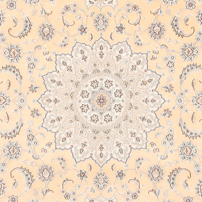 Tapis persan - Nain - 250 x 208 cm - saumon