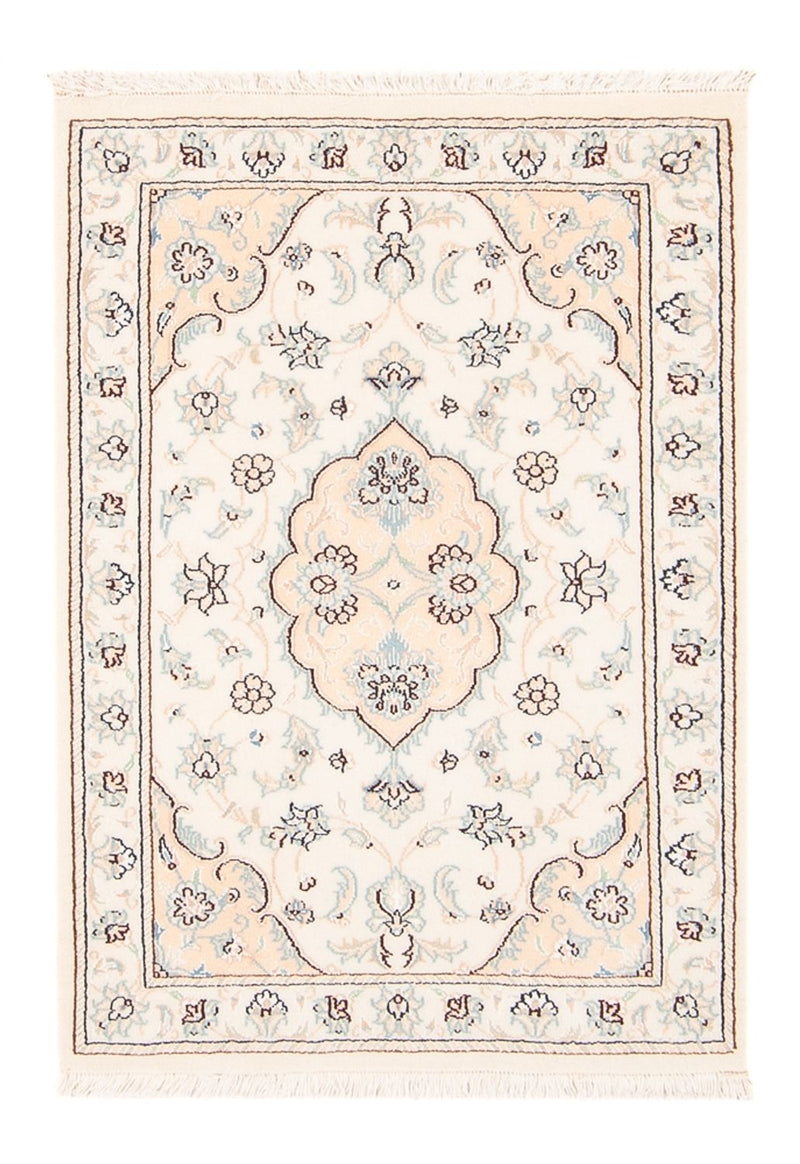 Tapis persan - Nain - 92 x 59 cm - crème