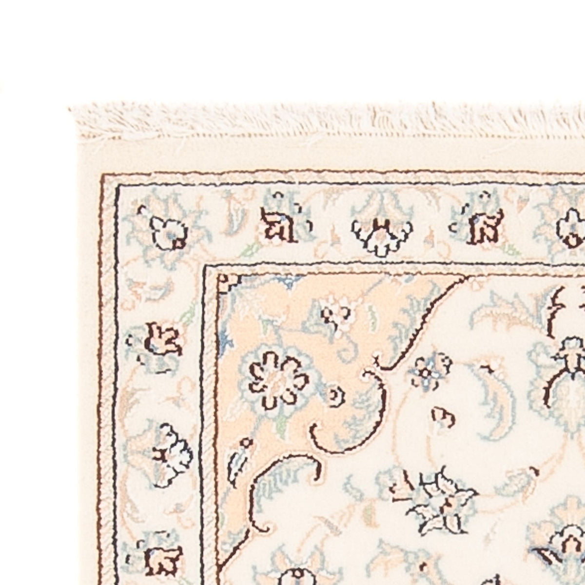 Tapis persan - Nain - 92 x 59 cm - crème