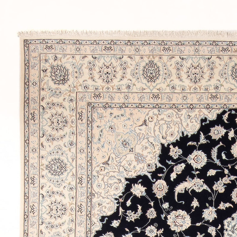 Tapis persan - Nain - Premium - 340 x 246 cm - bleu foncé
