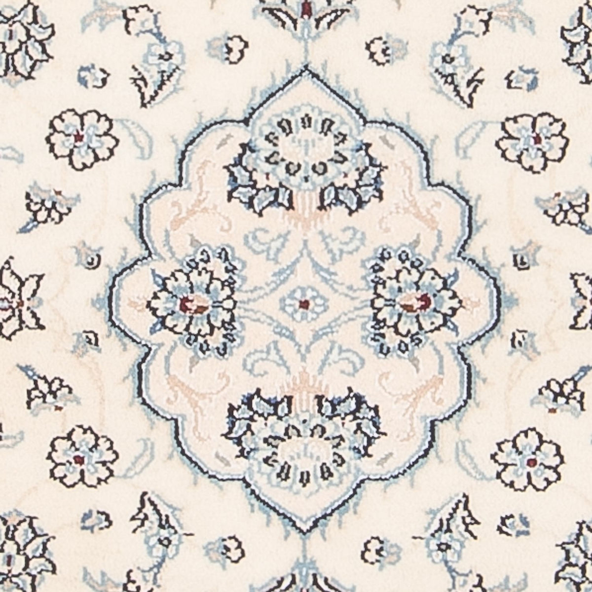Tapis persan - Nain - 96 x 61 cm - crème