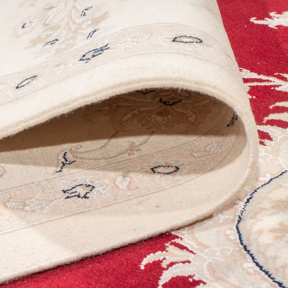 Tapis persan - Nain - Premium - 297 x 248 cm - rouge