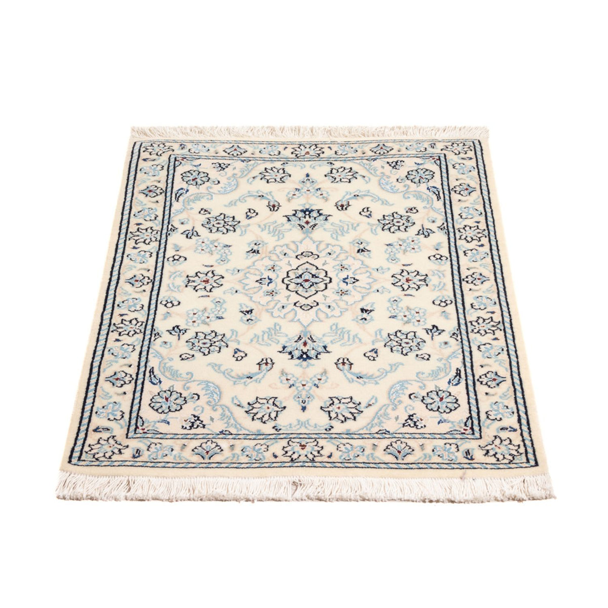 Tapis persan - Nain - 94 x 60 cm - crème