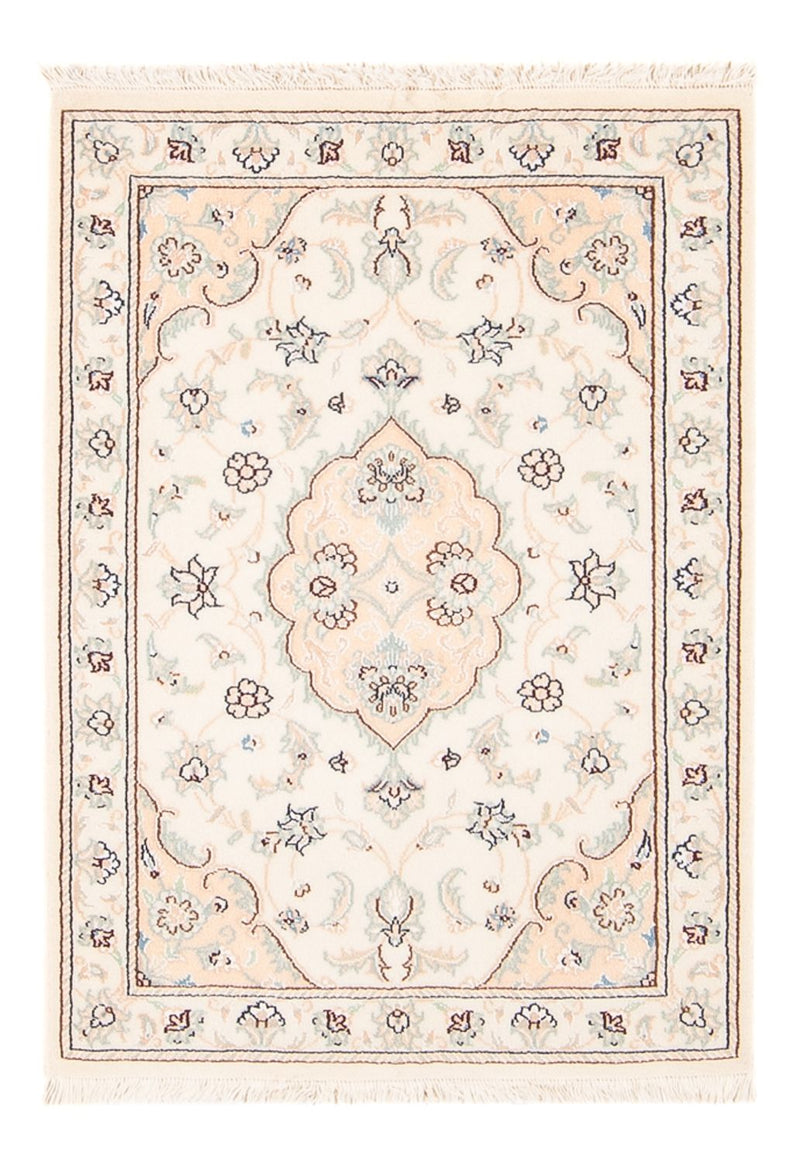 Tapis persan - Nain - 92 x 60 cm - beige