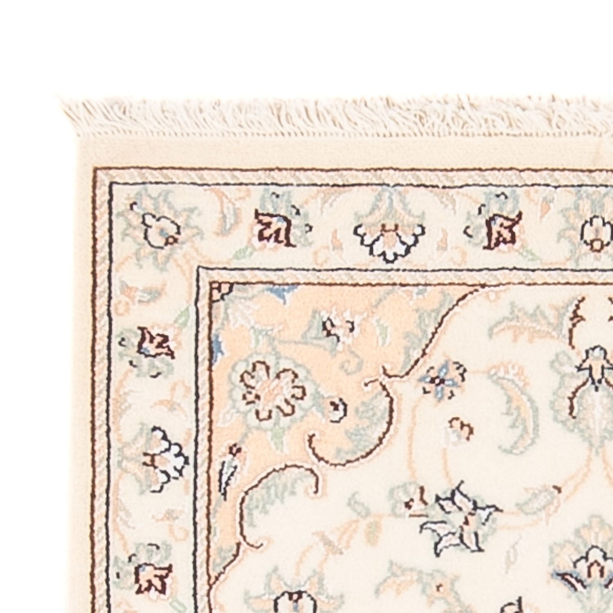 Tapis persan - Nain - 92 x 60 cm - beige