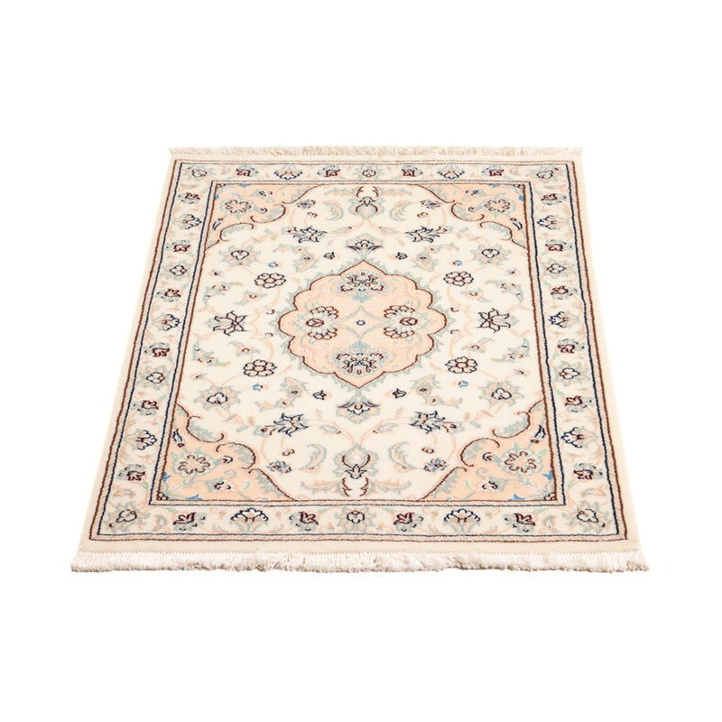 Tapis persan - Nain - 92 x 60 cm - beige