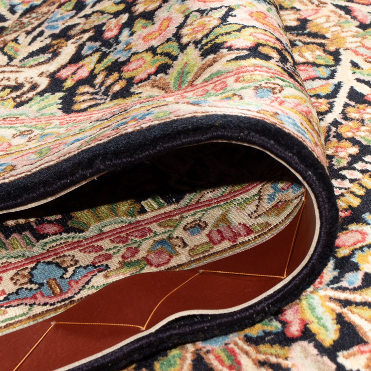 Tapis persan - Classique - Royal - 328 x 253 cm - bleu foncé