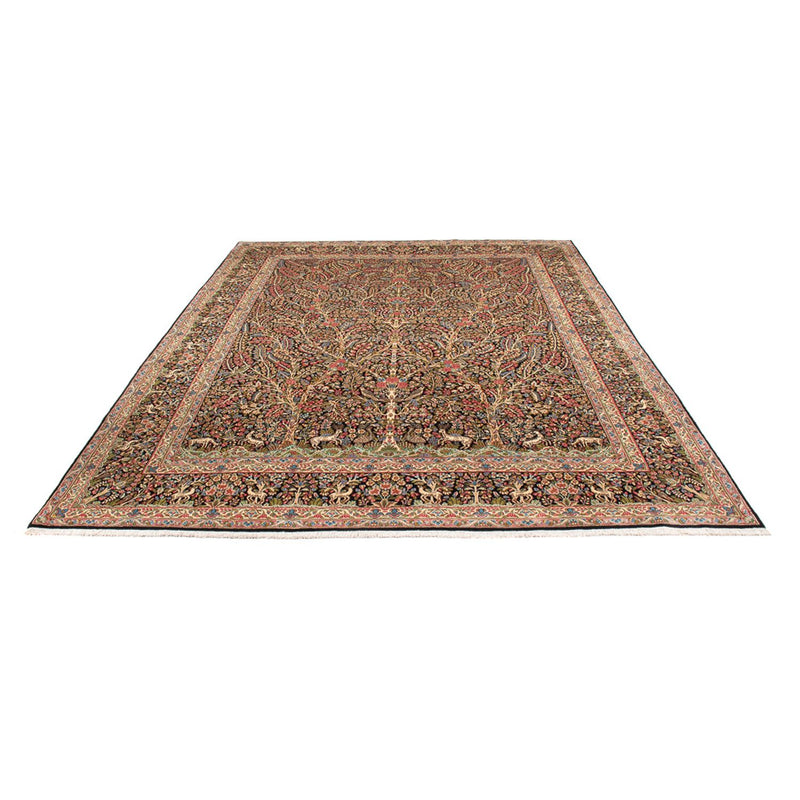 Tapis persan - Classique - Royal - 328 x 253 cm - bleu foncé