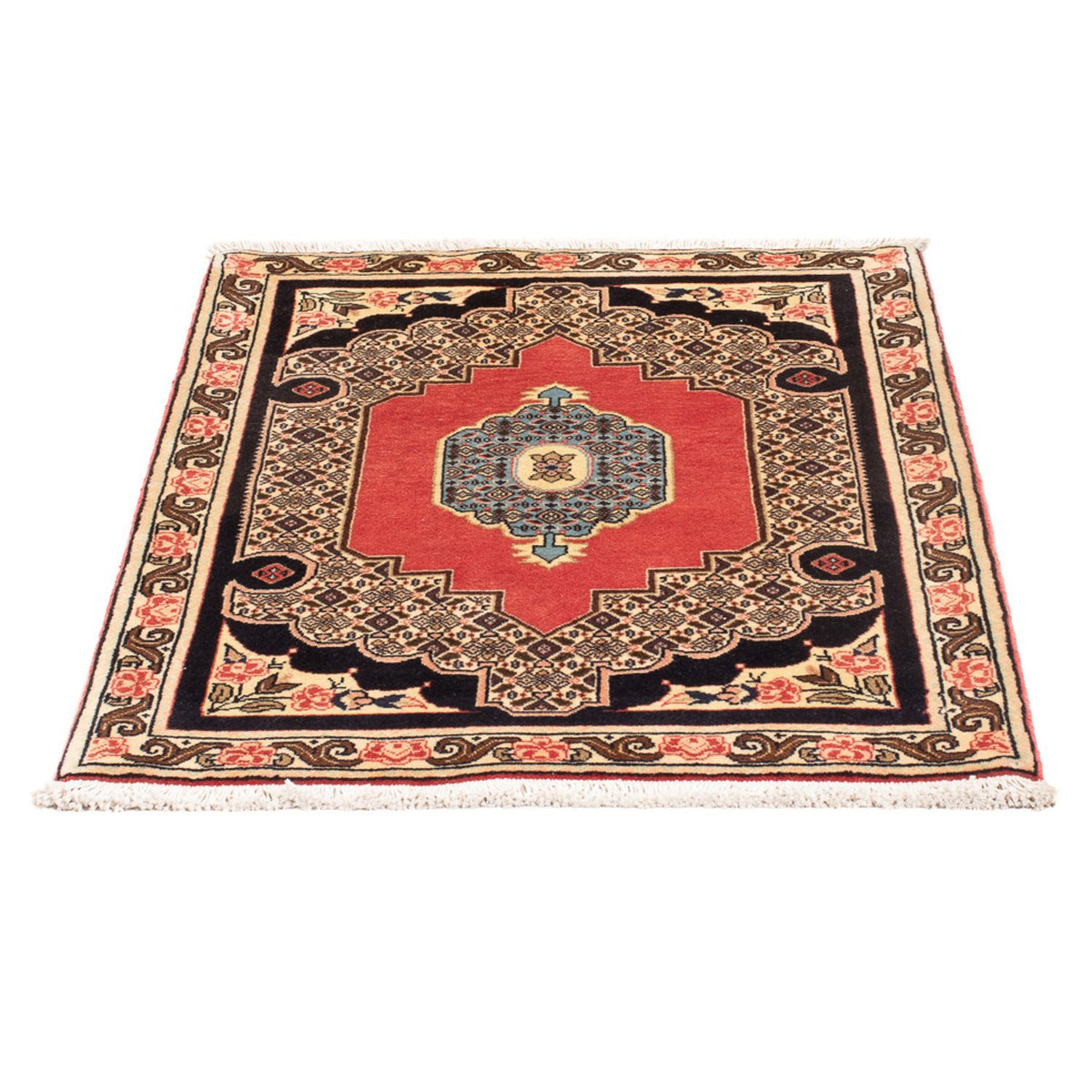 Tapis persan - Classique - 100 x 76 cm - rouge