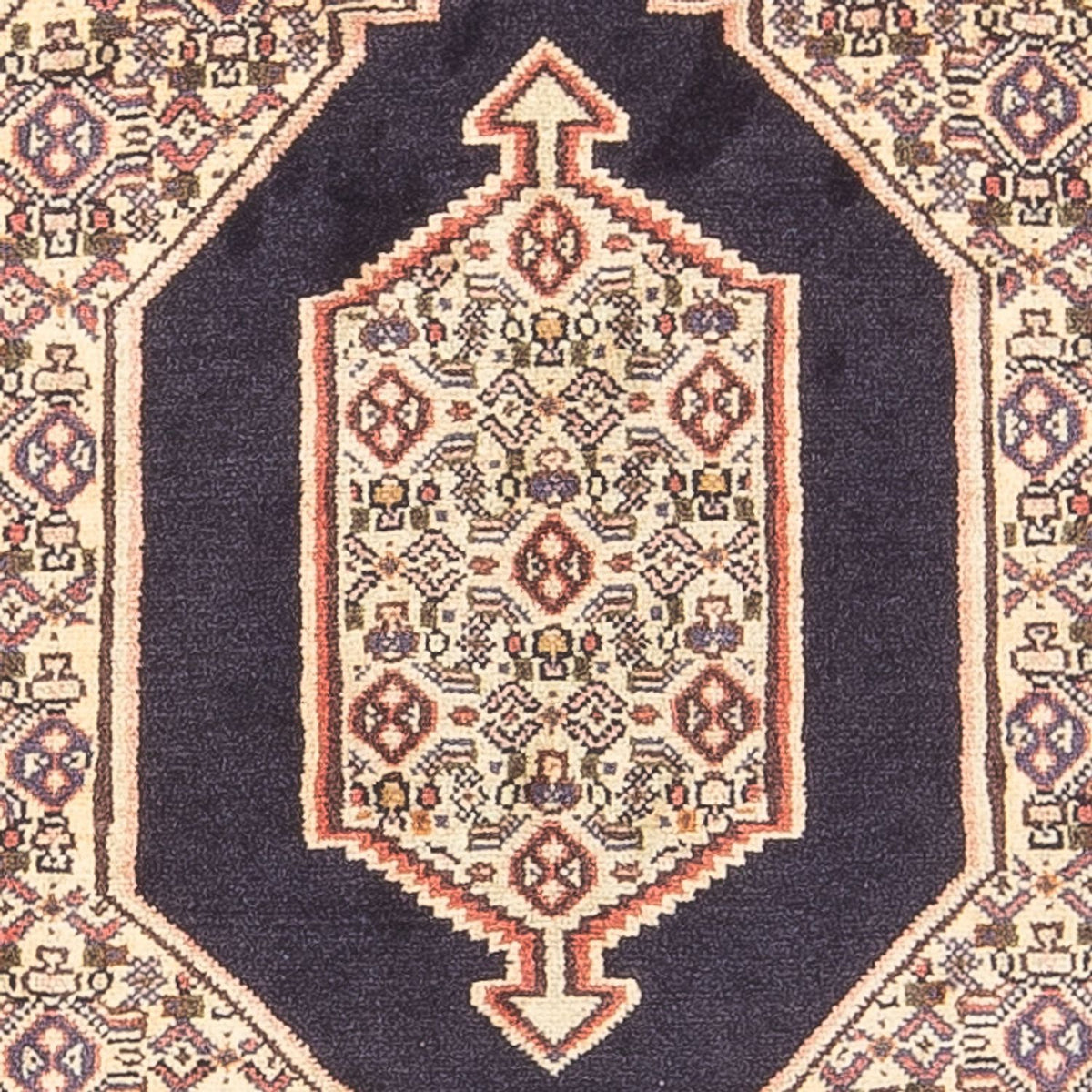 Tapis persan - Classique - 112 x 74 cm - bleu foncé