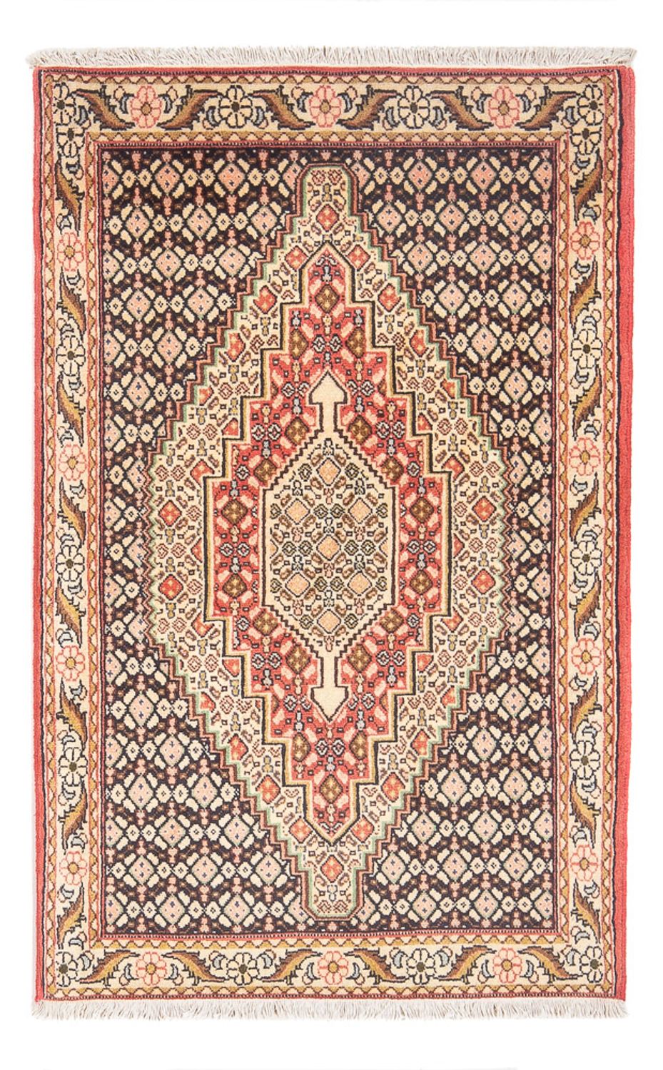 Tapis persan - Classique - 120 x 75 cm - beige clair