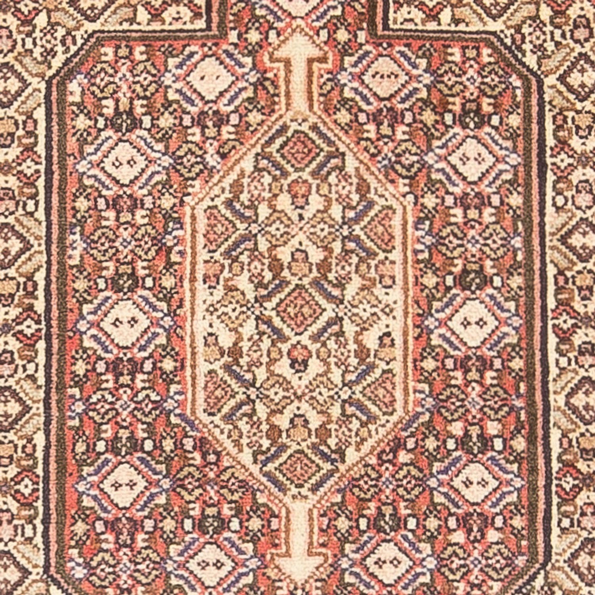 Tapis persan - Classique - 110 x 77 cm - beige foncé