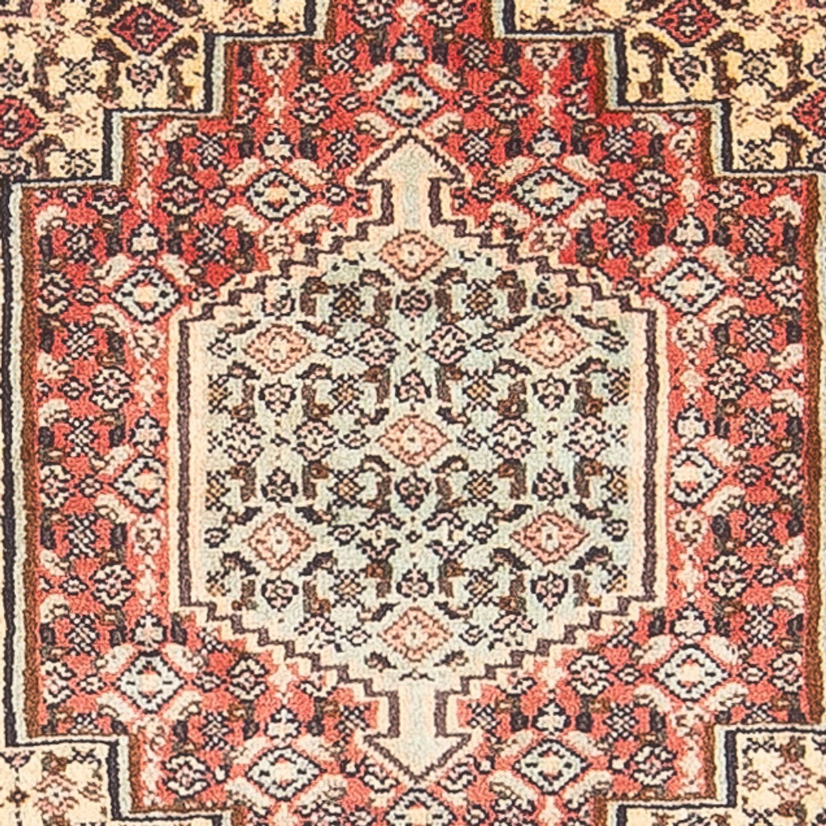 Tapis persan - Classique - 94 x 73 cm - rouge clair