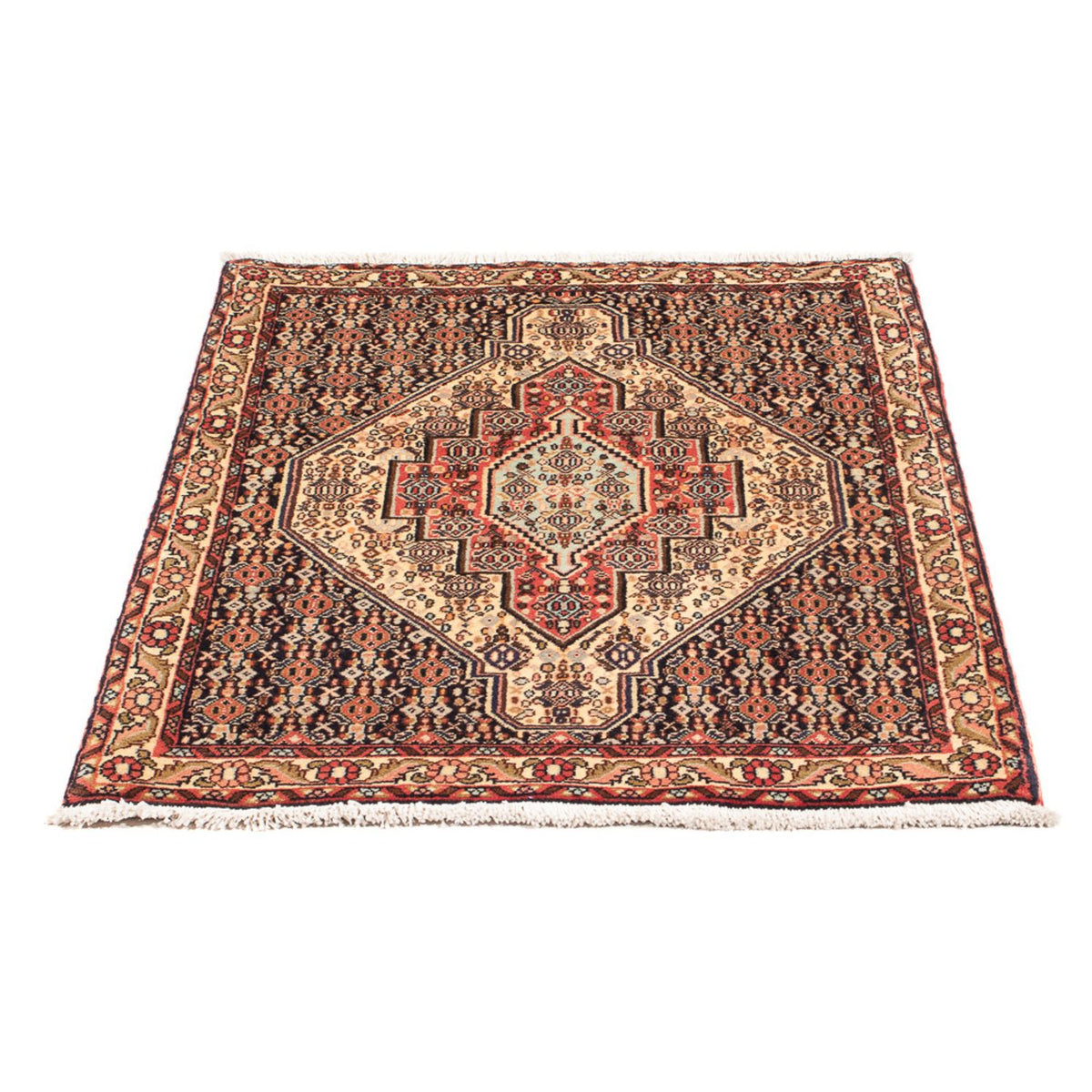 Tapis persan - Classique - 102 x 74 cm - rouge clair