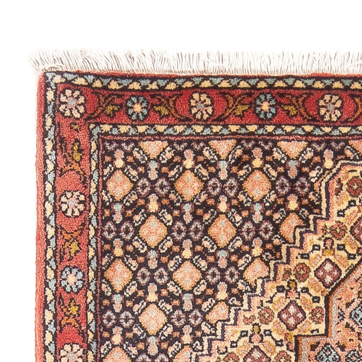 Tapis persan - Classique - 105 x 73 cm - bleu foncé