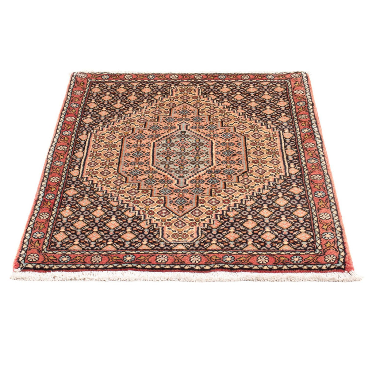 Tapis persan - Classique - 105 x 73 cm - bleu foncé