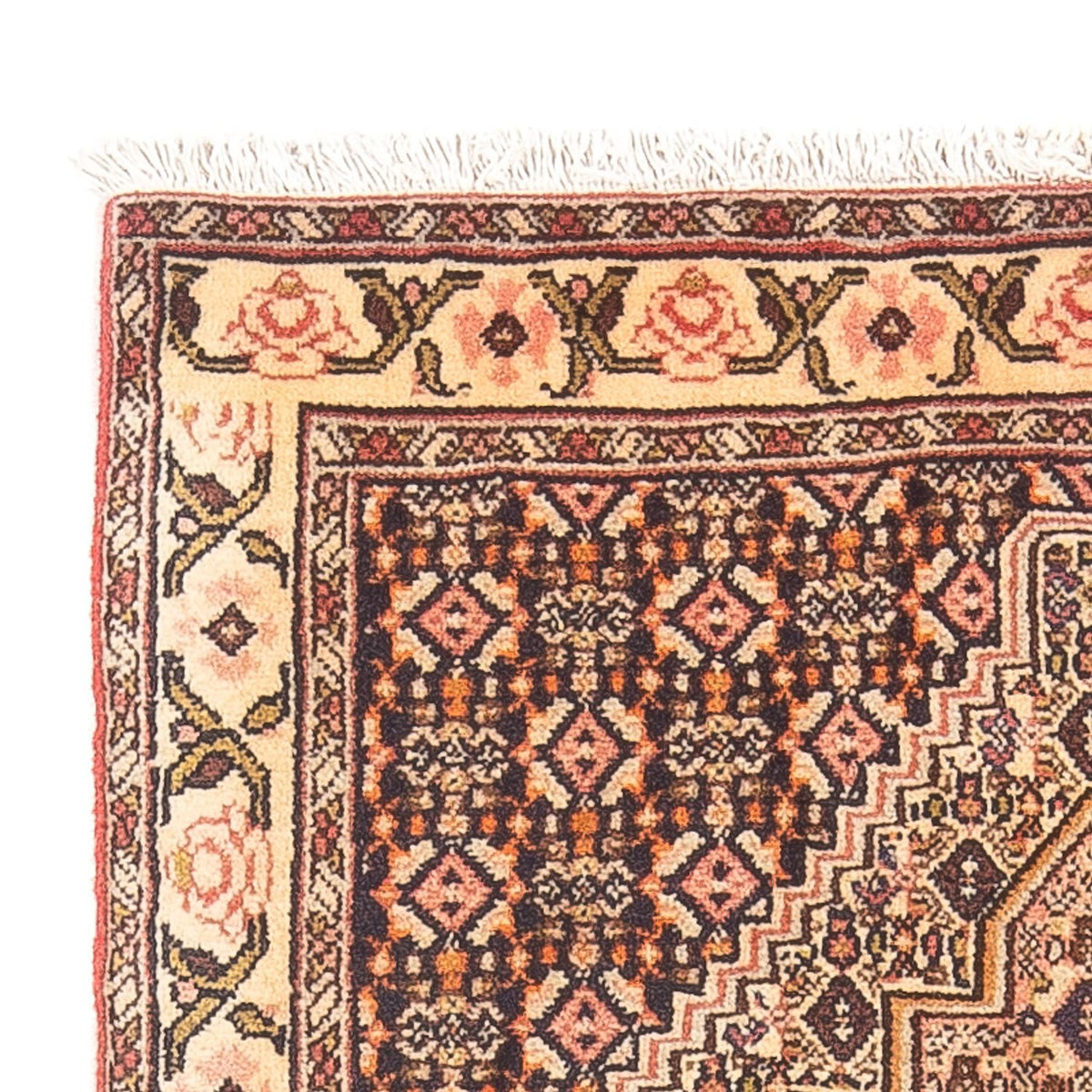 Tapis persan - Classique - 112 x 74 cm - bleu foncé
