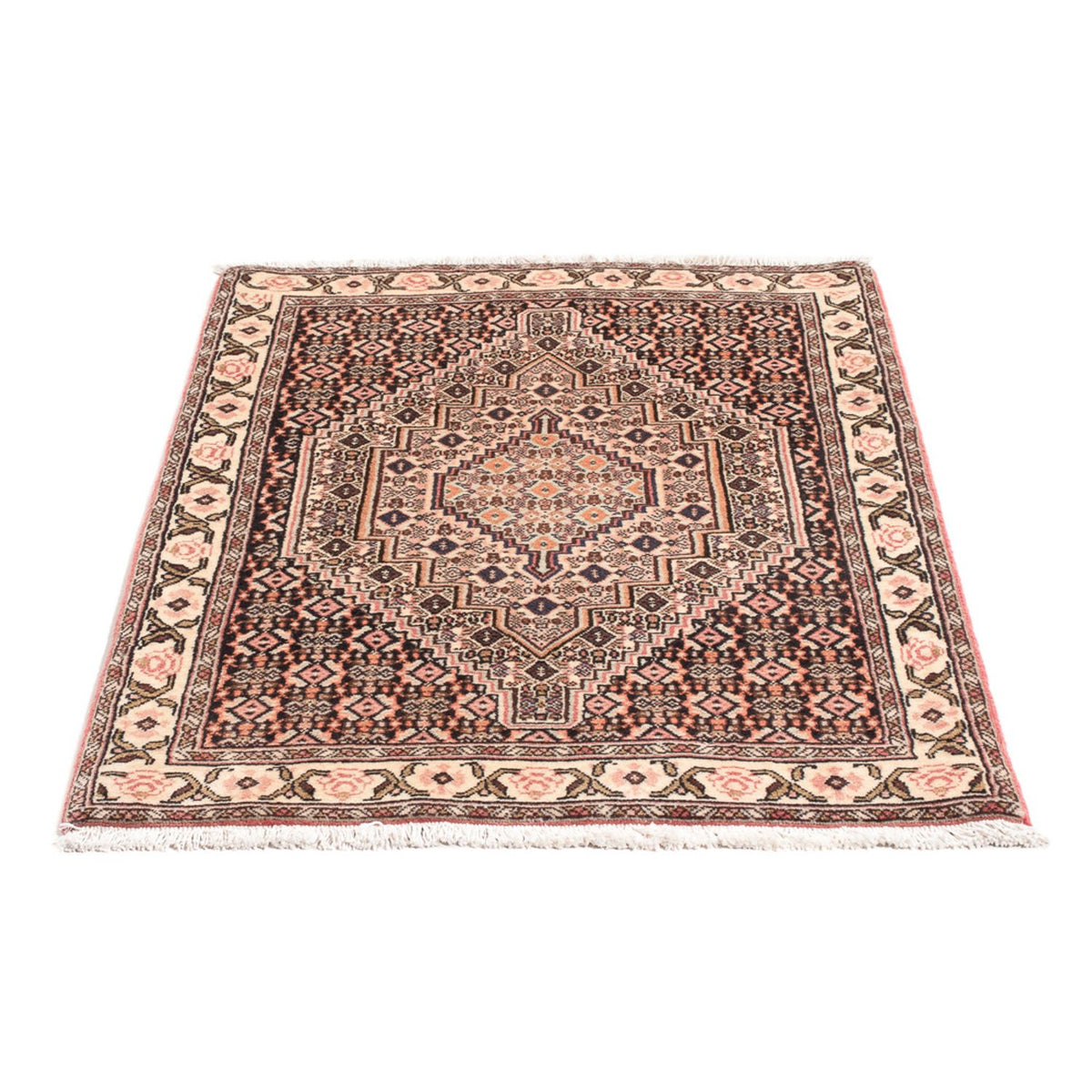 Tapis persan - Classique - 112 x 74 cm - bleu foncé