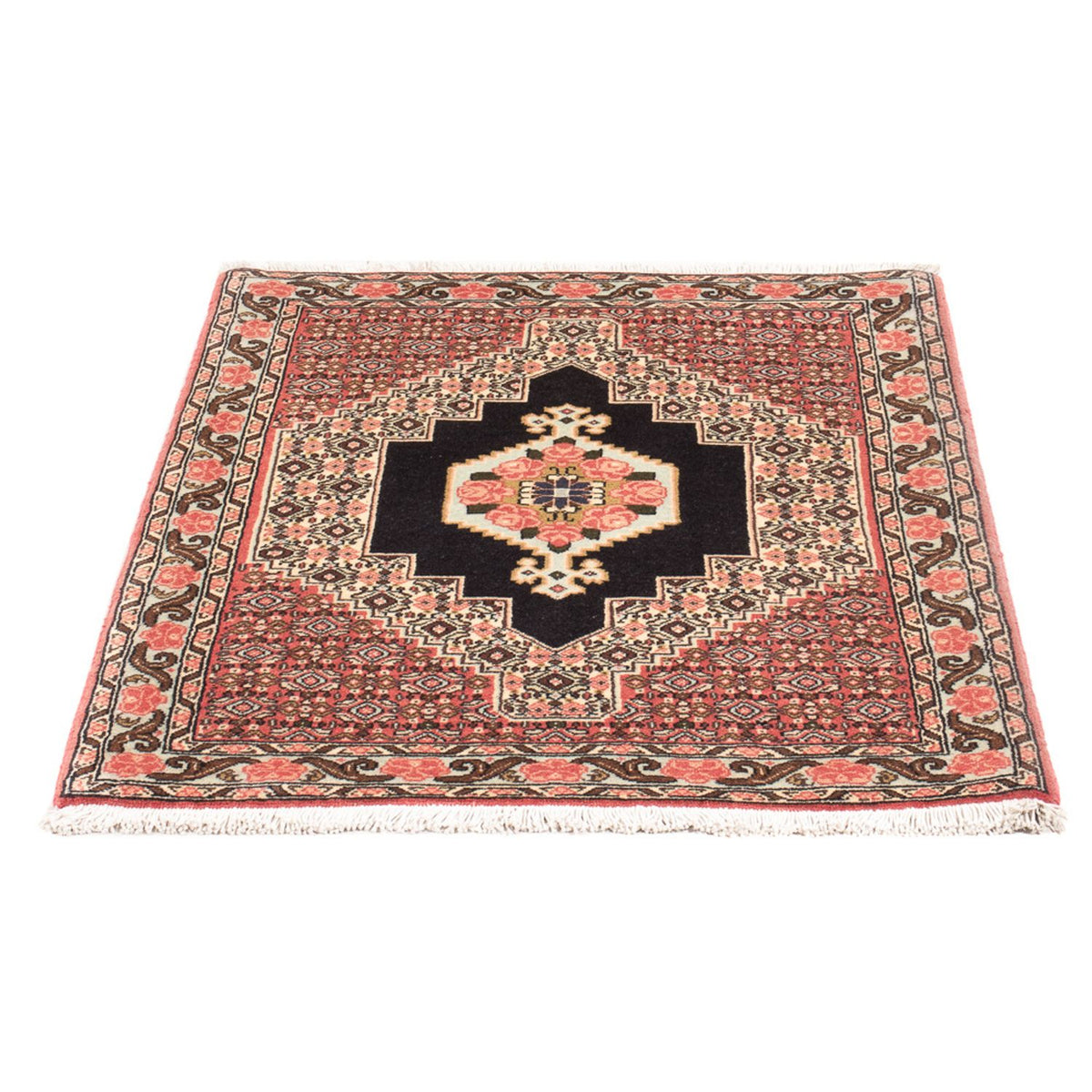 Tapis persan - Classique - 105 x 78 cm - bleu foncé