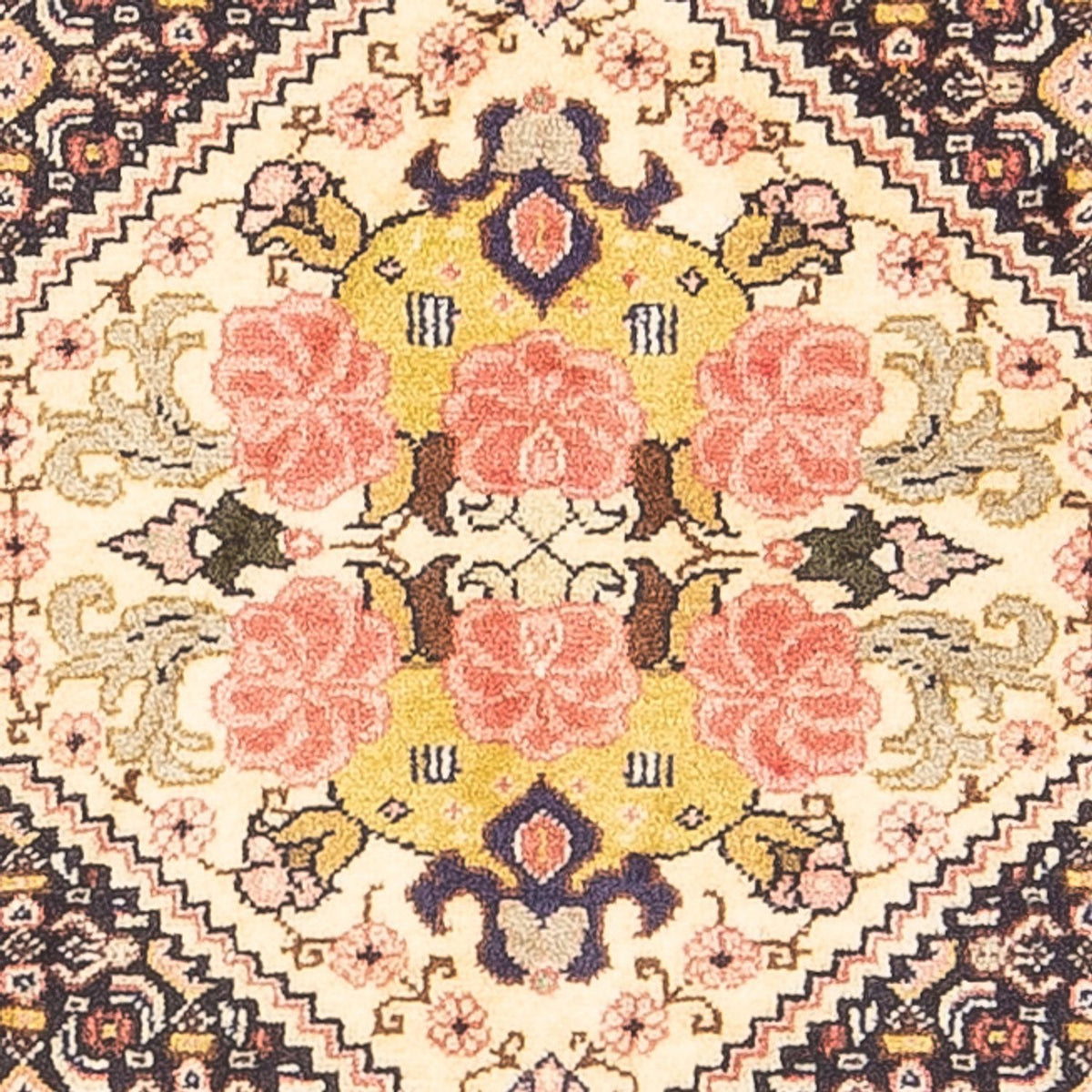 Tapis persan - Classique - 98 x 74 cm - bleu foncé