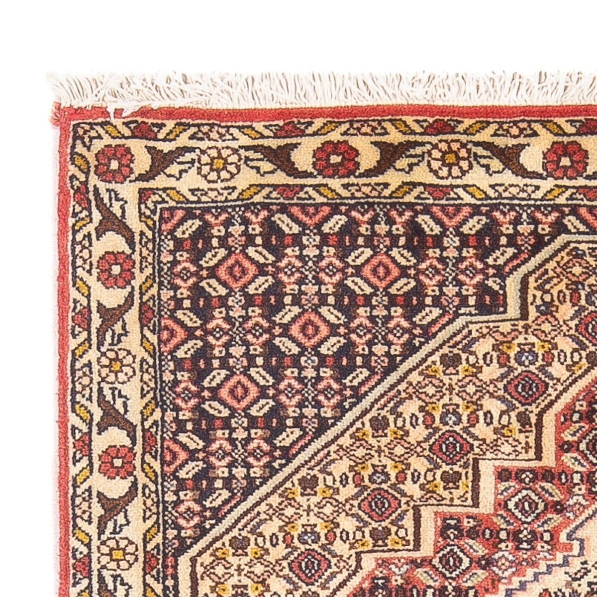 Tapis persan - Classique - 100 x 74 cm - bleu foncé