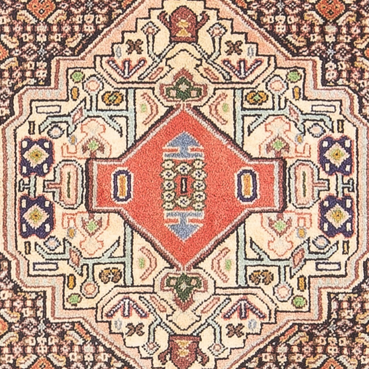 Tapis persan - Classique - 103 x 72 cm - multicolore
