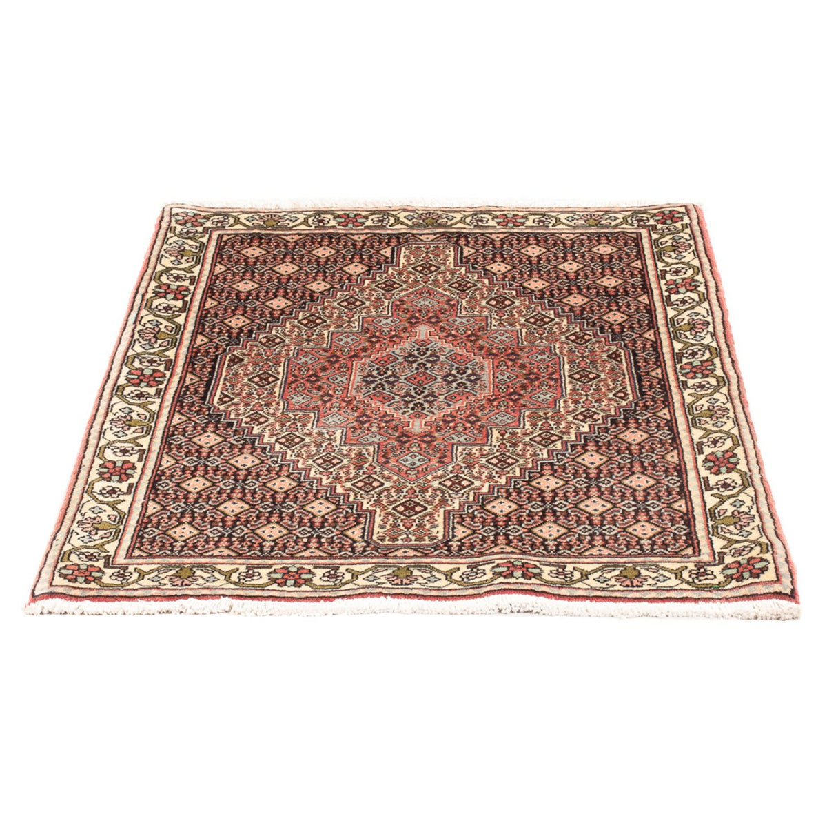 Tapis persan - Classique - 103 x 76 cm - bleu foncé