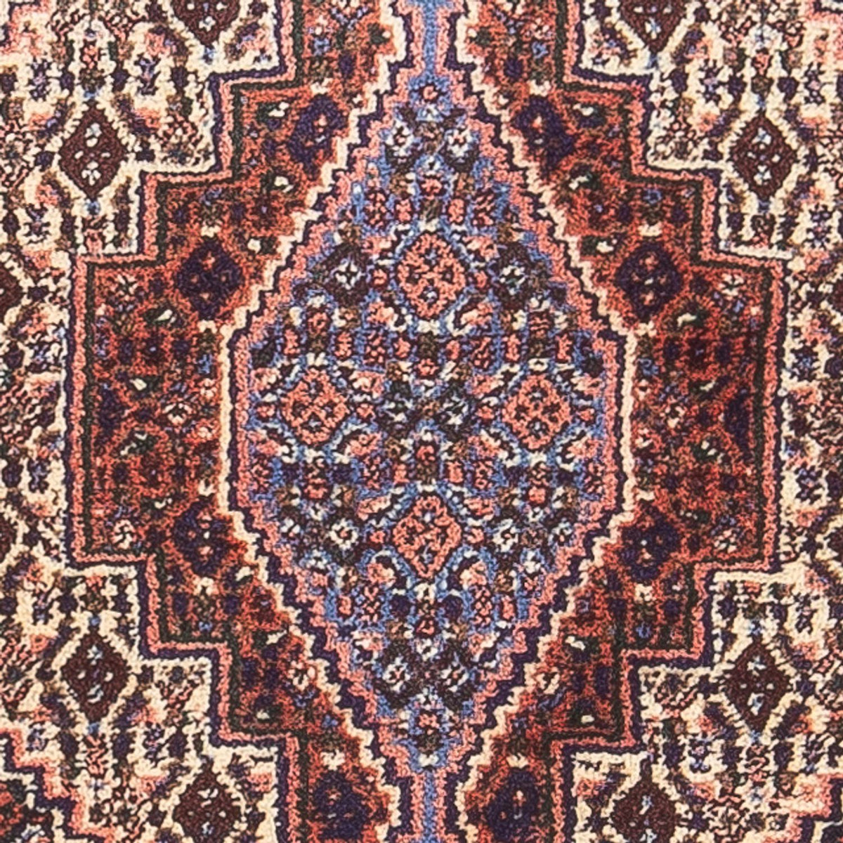 Tapis persan - Classique - 94 x 72 cm - bleu