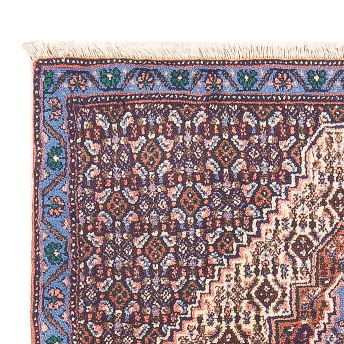 Tapis persan - Classique - 94 x 72 cm - bleu