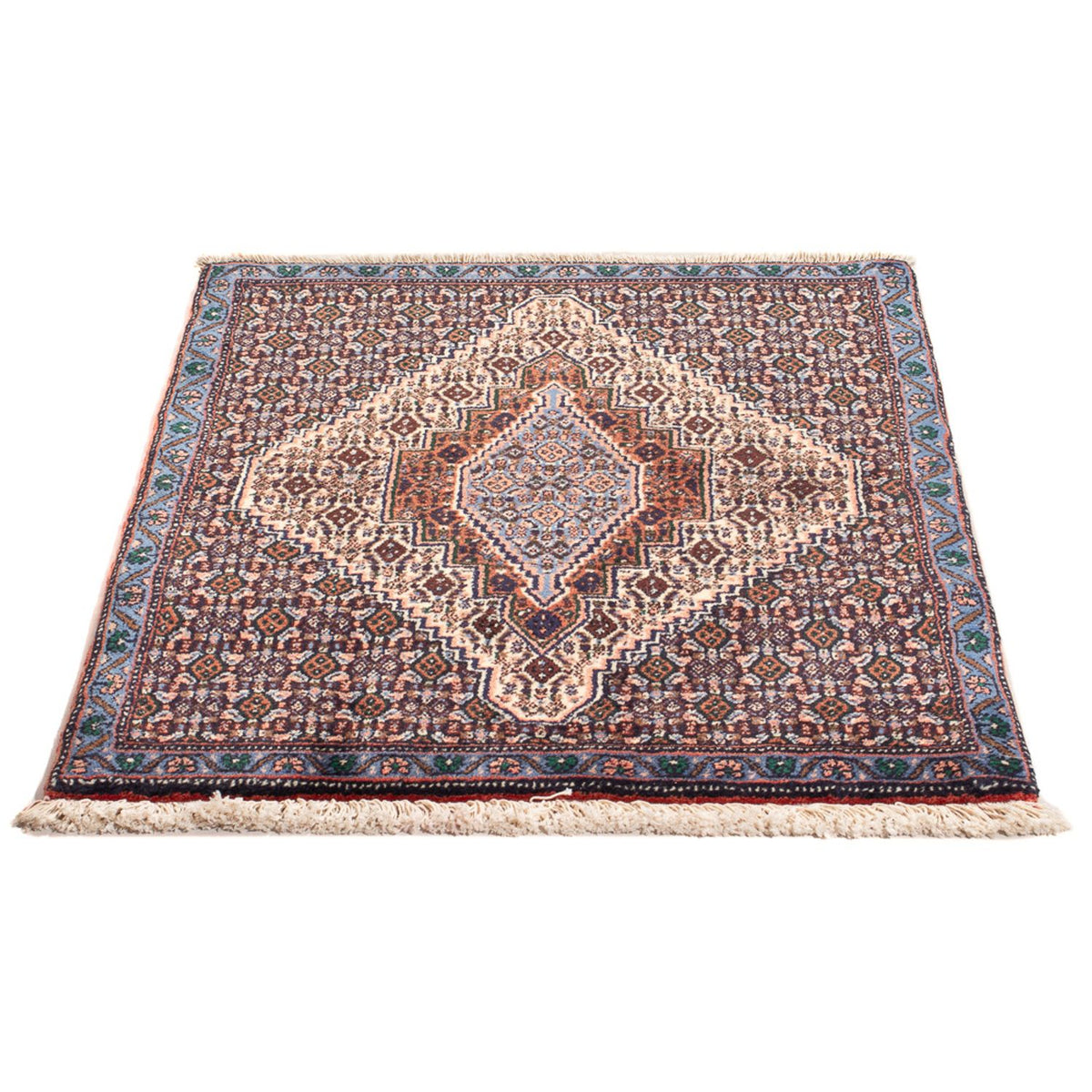 Tapis persan - Classique - 94 x 72 cm - bleu