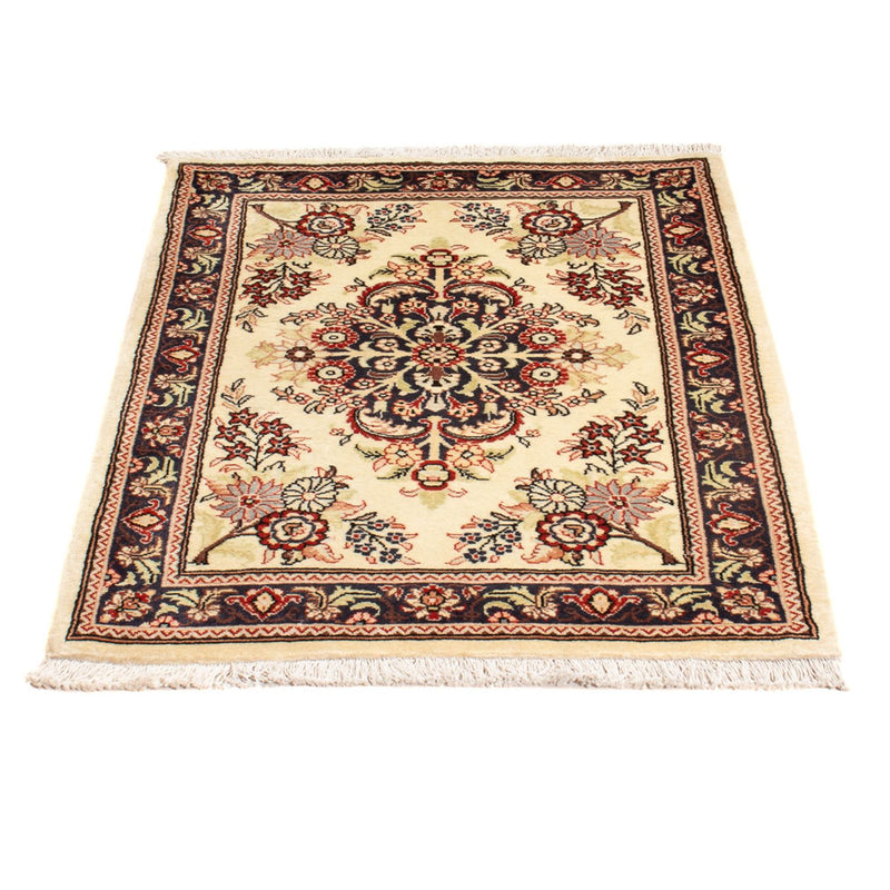 Tapis persan - Classique - 95 x 65 cm - crème