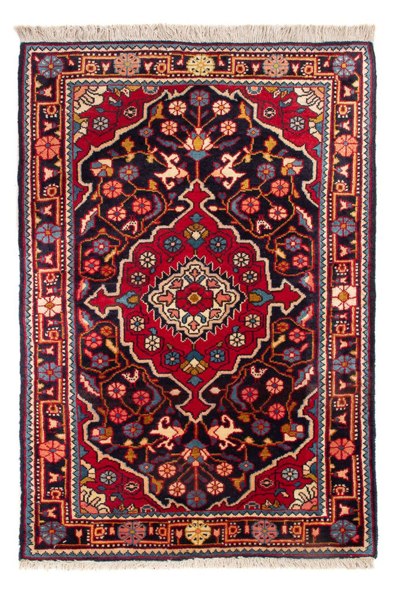 Tapis persan - Classique - 96 x 63 cm - bleu foncé