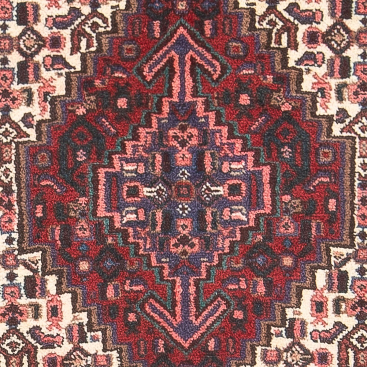 Tapis persan - Classique - 106 x 68 cm - crème