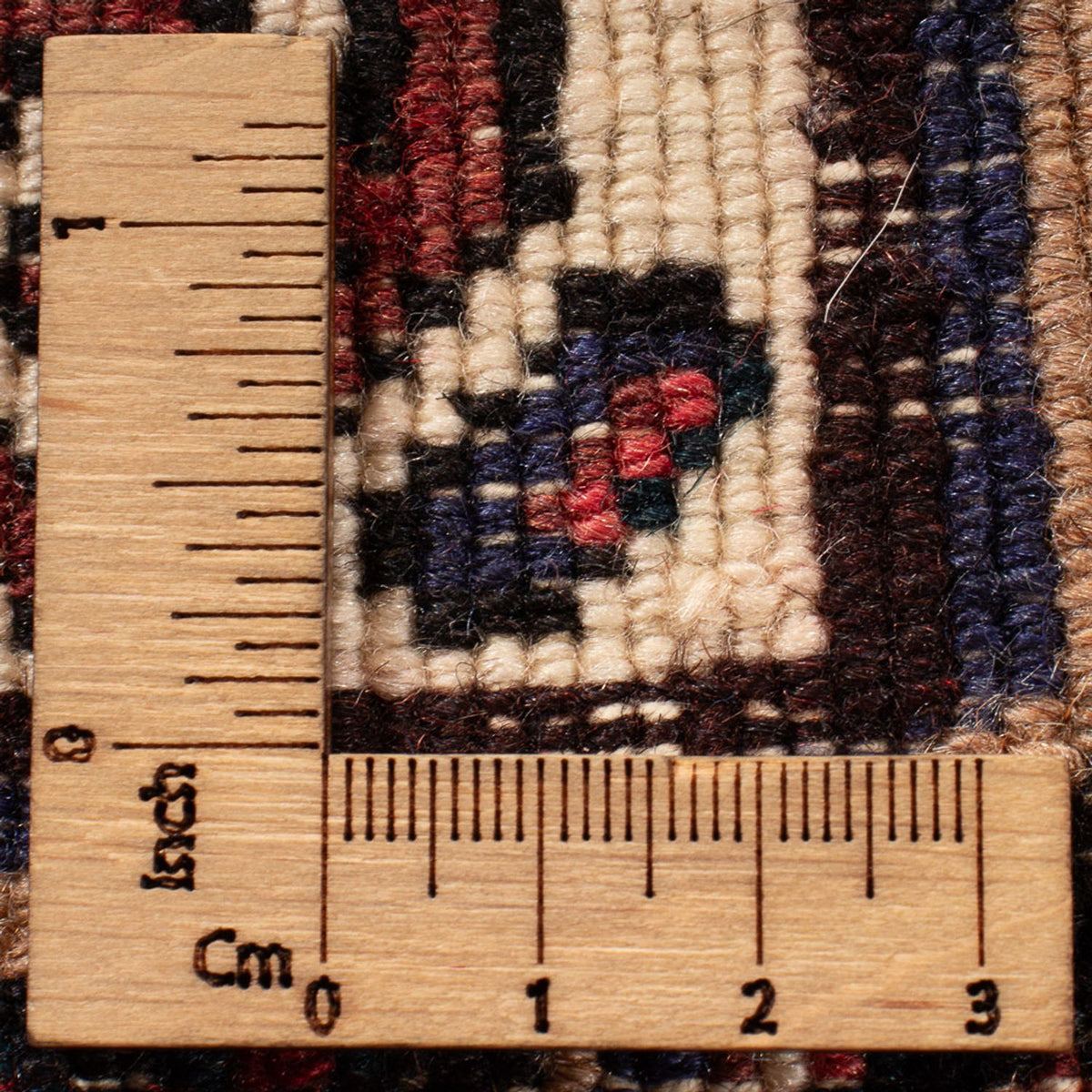 Tapis persan - Classique - 106 x 68 cm - crème